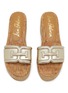 Detail View - Click To Enlarge - SAM EDELMAN - Pauleena 60 Wedge Leather Sandals