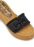 Detail View - Click To Enlarge - SAM EDELMAN - Pauleena 60 Wedge Leather Sandals