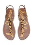 Detail View - Click To Enlarge - SAM EDELMAN - Gigi Zambia Print Leather Sandals