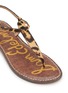 Detail View - Click To Enlarge - SAM EDELMAN - Gigi Zambia Print Leather Sandals