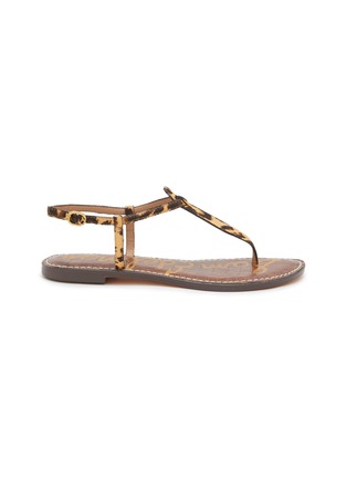 Main View - Click To Enlarge - SAM EDELMAN - Gigi Zambia Print Leather Sandals