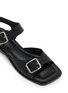 Detail View - Click To Enlarge - LEMAIRE - 35 Square Heeled Leather Sandals