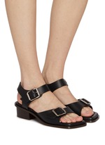 LEMAIRE SQUARE HEELED SANDALS ルメール