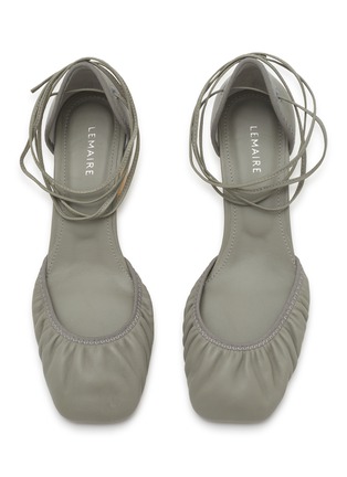 Detail View - Click To Enlarge - LEMAIRE - Micro Ballerina 55 D'orsay Leather Pumps