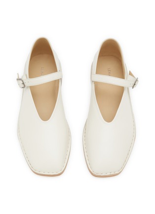 Detail View - Click To Enlarge - LEMAIRE - Ballerina Leather Mary Jane Flats