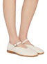 Figure View - Click To Enlarge - LEMAIRE - Ballerina Leather Mary Jane Flats