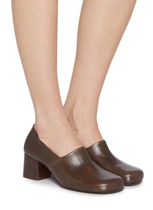 Figure View - Click To Enlarge - LEMAIRE - Anatomic 55 Leather Pumps