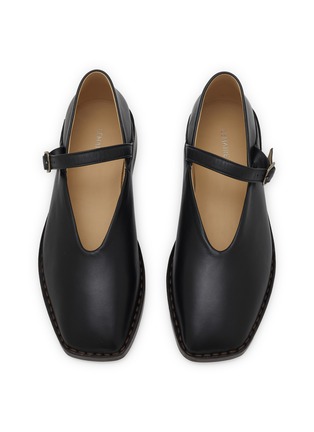 Detail View - Click To Enlarge - LEMAIRE - Leather Ballerina Mary Jaens Flats