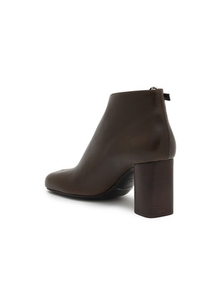  - LEMAIRE - 80 Cut Out Leather Ankle Boots