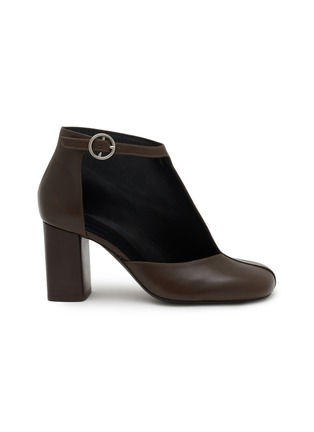 Main View - Click To Enlarge - LEMAIRE - 80 Cut Out Leather Ankle Boots