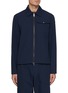Main View - Click To Enlarge - MONCLER - Seersucker Cotton Blend Shirt Jacket