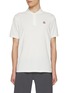 Main View - Click To Enlarge - MONCLER - Tricolour Piping Polo Shirt