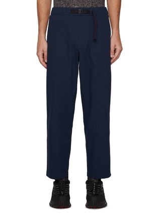 Main View - Click To Enlarge - MONCLER - Belted Straight Leg Pants