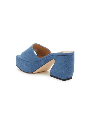  - SERGIO ROSSI - 90 Denim Platform Sandals