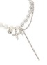 Detail View - Click To Enlarge - JOOMI LIM - Kira Swarovski Crystal Pearl Rhodium Plated Brassl Necklace