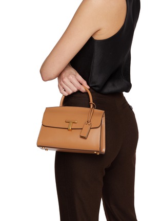 Front View - Click To Enlarge - JOY GRYSON - Mini Tribeca Satchel Leather Shoulder Bag