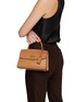 Front View - Click To Enlarge - JOY GRYSON - Mini Tribeca Satchel Leather Shoulder Bag