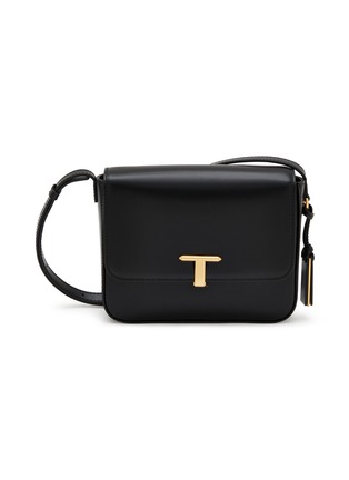 THE ROW Julien leather crossbody bag BLACK Women Lane Crawford