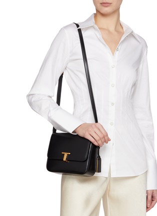 Figure View - Click To Enlarge - JOY GRYSON - Tribeca Square Leather Crossbody Bag