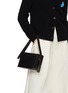 Figure View - Click To Enlarge - JOY GRYSON - Crescent Suede Shoulder Bag