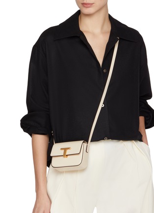 Figure View - Click To Enlarge - JOY GRYSON - Micro Tribeca Leather Crossbody Bag