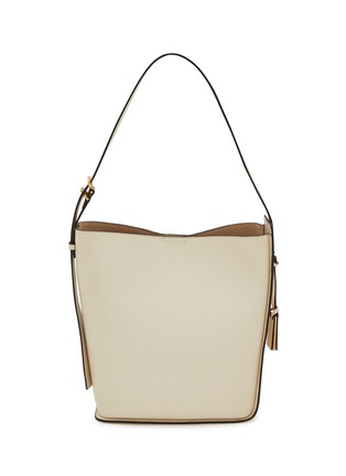 Main View - Click To Enlarge - JOY GRYSON - Crescent Leather Bucket Bag