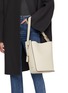 Figure View - Click To Enlarge - JOY GRYSON - Crescent Leather Bucket Bag