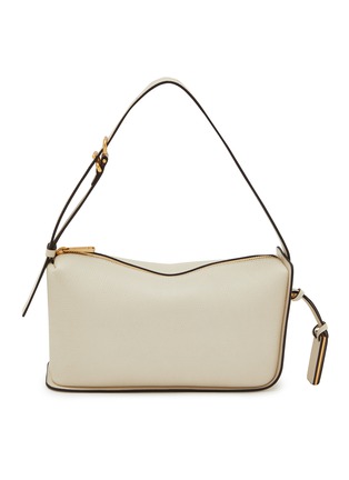 Main View - Click To Enlarge - JOY GRYSON - Crescent Leather Shoulder Bag