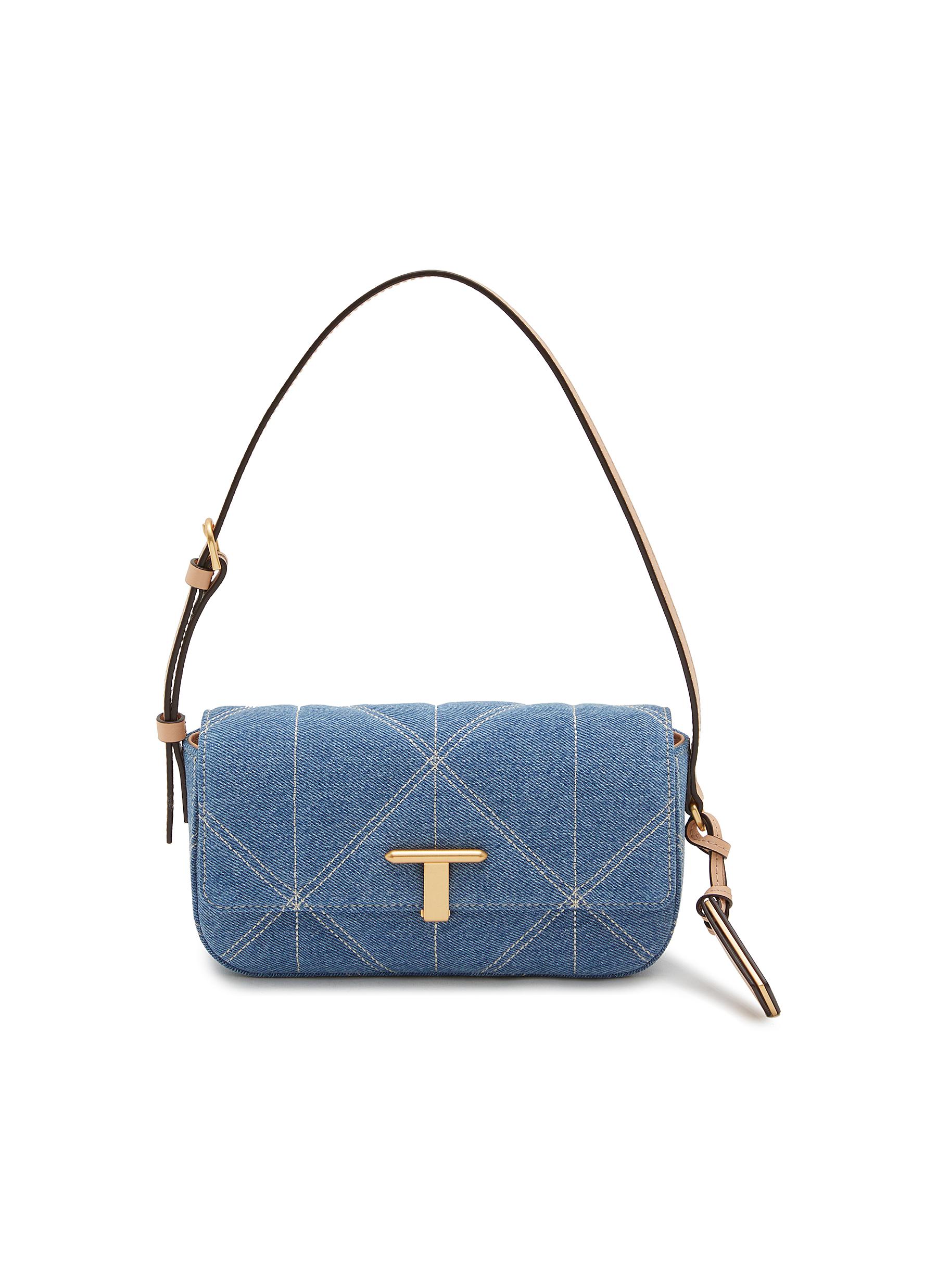 JOY GRYSON | Mini Tribeca Denim Quilt Bag | Women | Lane JOY GRYSON | Mini Tribeca Denim Quilt Bag | Women | Lane
