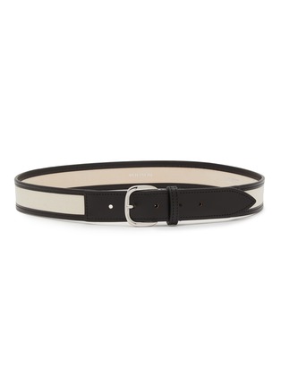 Main View - Click To Enlarge - DÉHANCHE - Jeanne Canvas Leather Belt