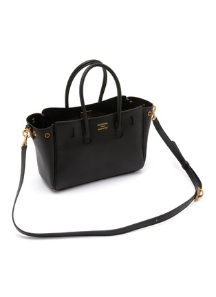 Detail View - Click To Enlarge - BALENCIAGA - Mini Bel Air Leather Shoulder Bag