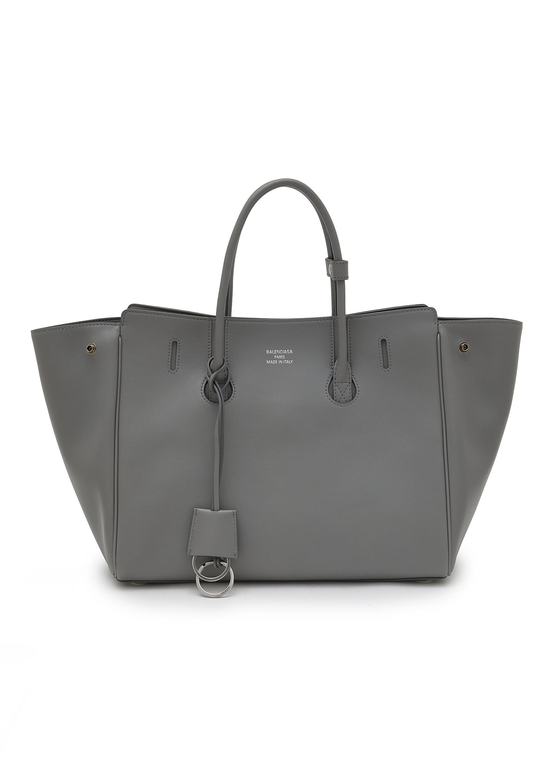 トートバッグ CARRY ALL HAMPTON SMALL TOTE BAG IN SMOOTH LEATHER Balenciaga Hampton Small Carry All Bag in Smooth Calfskin
