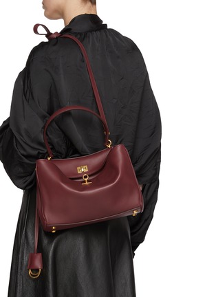 Front View - Click To Enlarge - BALENCIAGA - Small Rodeo Top Handle Satchel