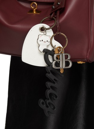 Front View - Click To Enlarge - BALENCIAGA - Le City Heart Bag Charm