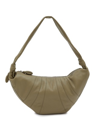 Main View - Click To Enlarge - LEMAIRE - Large Croissant  Leather Crossbody Bag