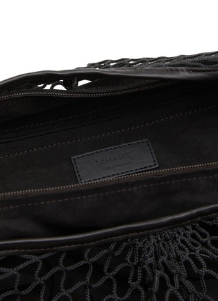 Detail View - Click To Enlarge - LEMAIRE - x Filt Croissant Net Bag