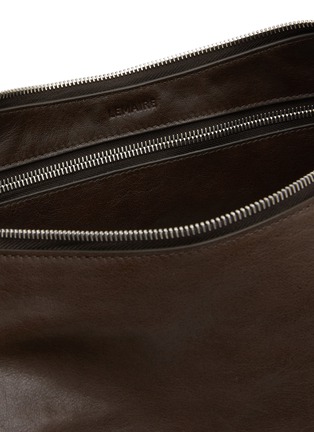 Detail View - Click To Enlarge - LEMAIRE - Belted Paper Leather Hobo Bag