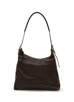 Main View - Click To Enlarge - LEMAIRE - Belted Paper Leather Hobo Bag