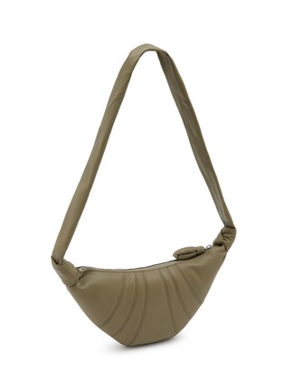 Detail View - Click To Enlarge - LEMAIRE - Small Croissant Leather Crossbody Bag