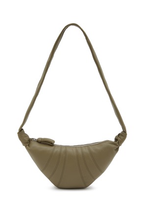 Main View - Click To Enlarge - LEMAIRE - Small Croissant Leather Crossbody Bag