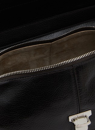 Detail View - Click To Enlarge - LEMAIRE - Small Gear Leather Shoulder Bag