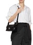 Figure View - Click To Enlarge - LEMAIRE - Small Gear Leather Shoulder Bag