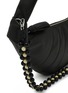  - LEMAIRE - Medium Croissant Pearls Leather Crossbody Bag