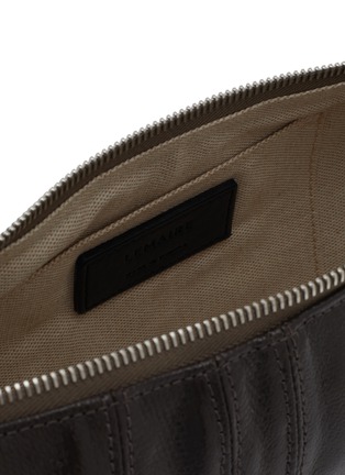 Detail View - Click To Enlarge - LEMAIRE - Small Croissant Coated Cotton Crossbody Bag