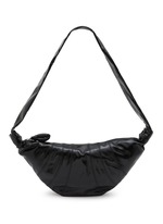 LEMAIRE | Medium Croissant Coated Cotton Crossbody Bag LEMAIRE | Medium Croissant Coated Cotton Crossbody Bag