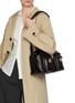 Figure View - Click To Enlarge - LEMAIRE - Medium Gear Leather Crossbody Bag