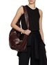 Figure View - Click To Enlarge - LEMAIRE - Large Soft Croissant Paper Leather Bag