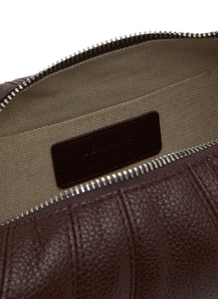 Detail View - Click To Enlarge - LEMAIRE - Mini Fortune Croissant Leather Shoulder Bag