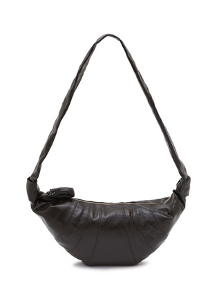 Main View - Click To Enlarge - LEMAIRE - Medium Croissant Coated Cotton Crossbody Bag