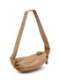 Detail View - Click To Enlarge - LEMAIRE - Small Soft Croissant Paper Leather Crossbody Bag
